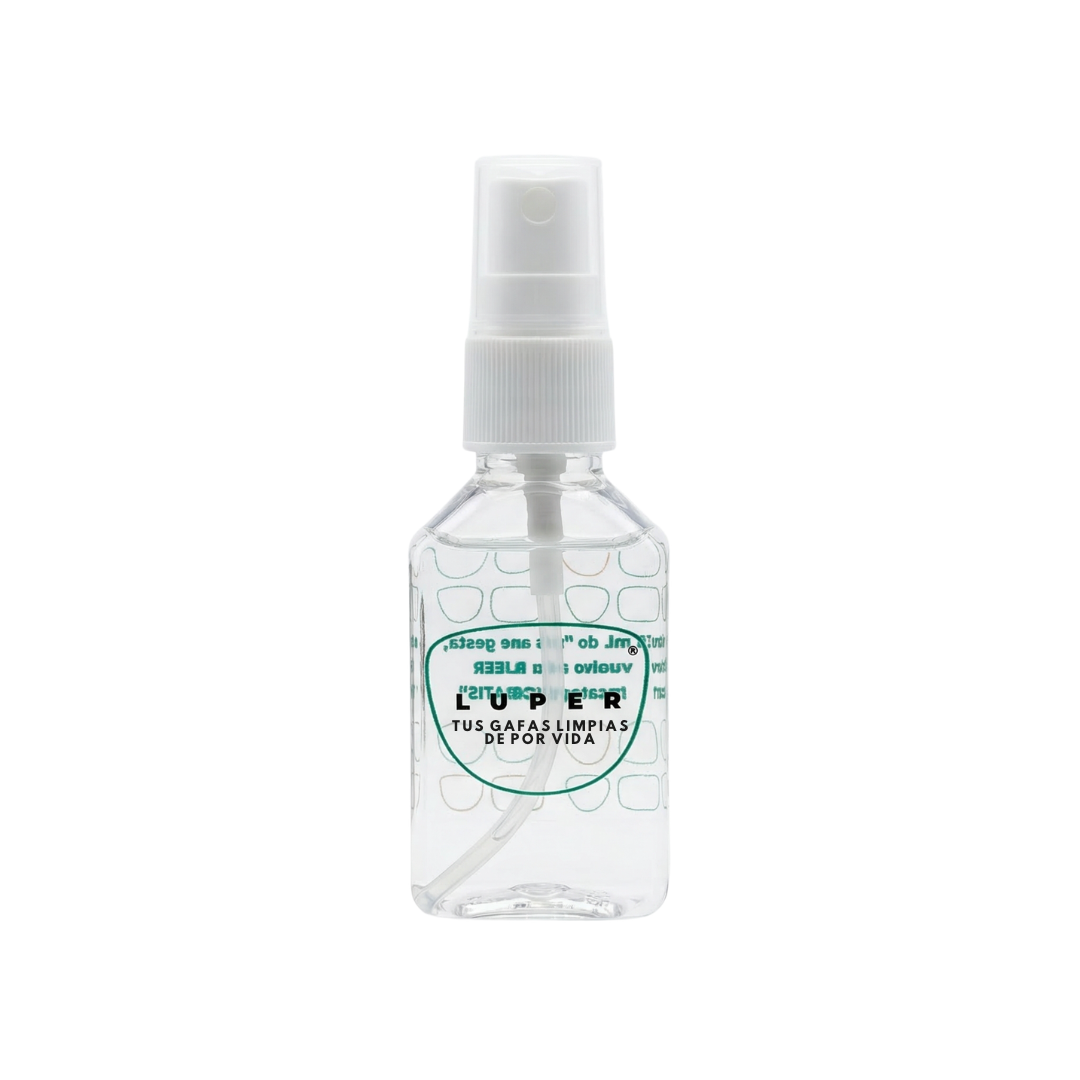 Spray Recargable Limpia Gafas LUPER (25 ml.)