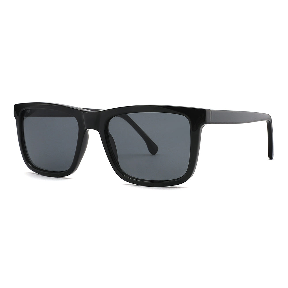 Vista lateral gafa sol marca Luper modelo La Llana color negro