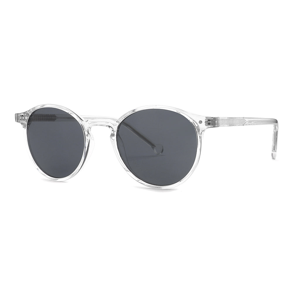 Vista lateral gafa sol marca Luper modelo Molino Quintin color transparente