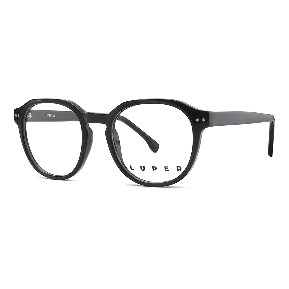 Vista lateral gafa graduada marca Luper modelo Los Antolinos color negro