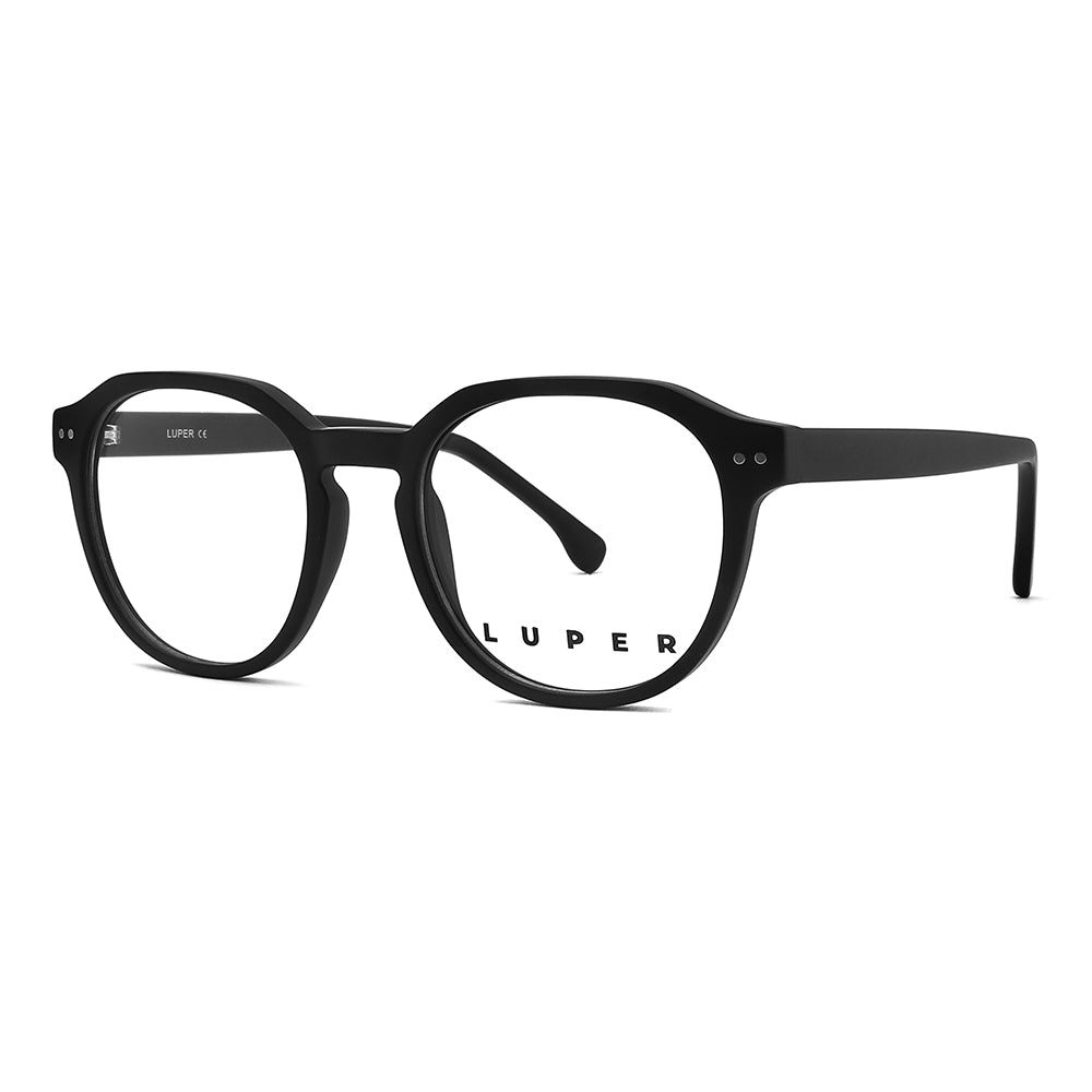 Vista lateral gafa graduada marca Luper modelo Los Antolinos color mate