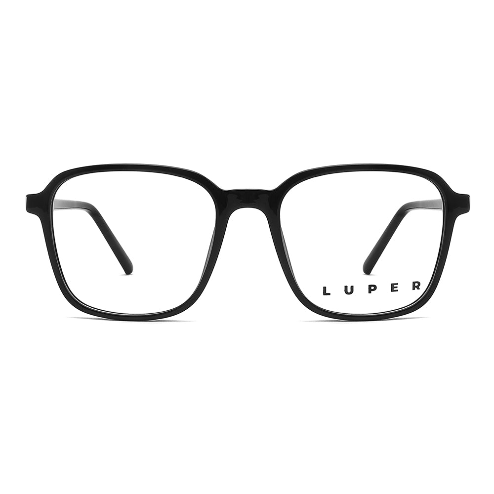 Vista frontal gafa graduada marca Luper modelo Los Tarragas color negro