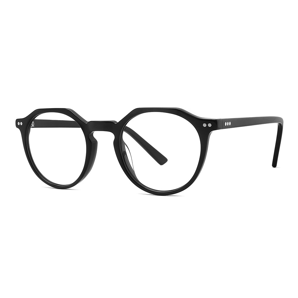 Vista lateral gafas graduadas marca Luper modelo Marinera en color negro