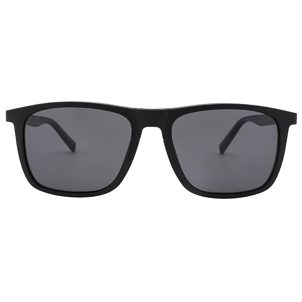 Vista lateral gafa graduada marca LUPER modelo MAYOR color negro clip magnético