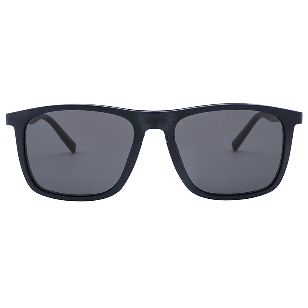 Vista frontal gafa graduada marca LUPER modelo MAYOR color negro rojo clip magnético