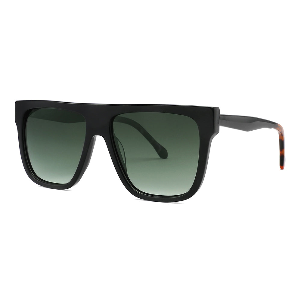 Vista lateral gafa sol marca Luper modelo El Puerto color negro