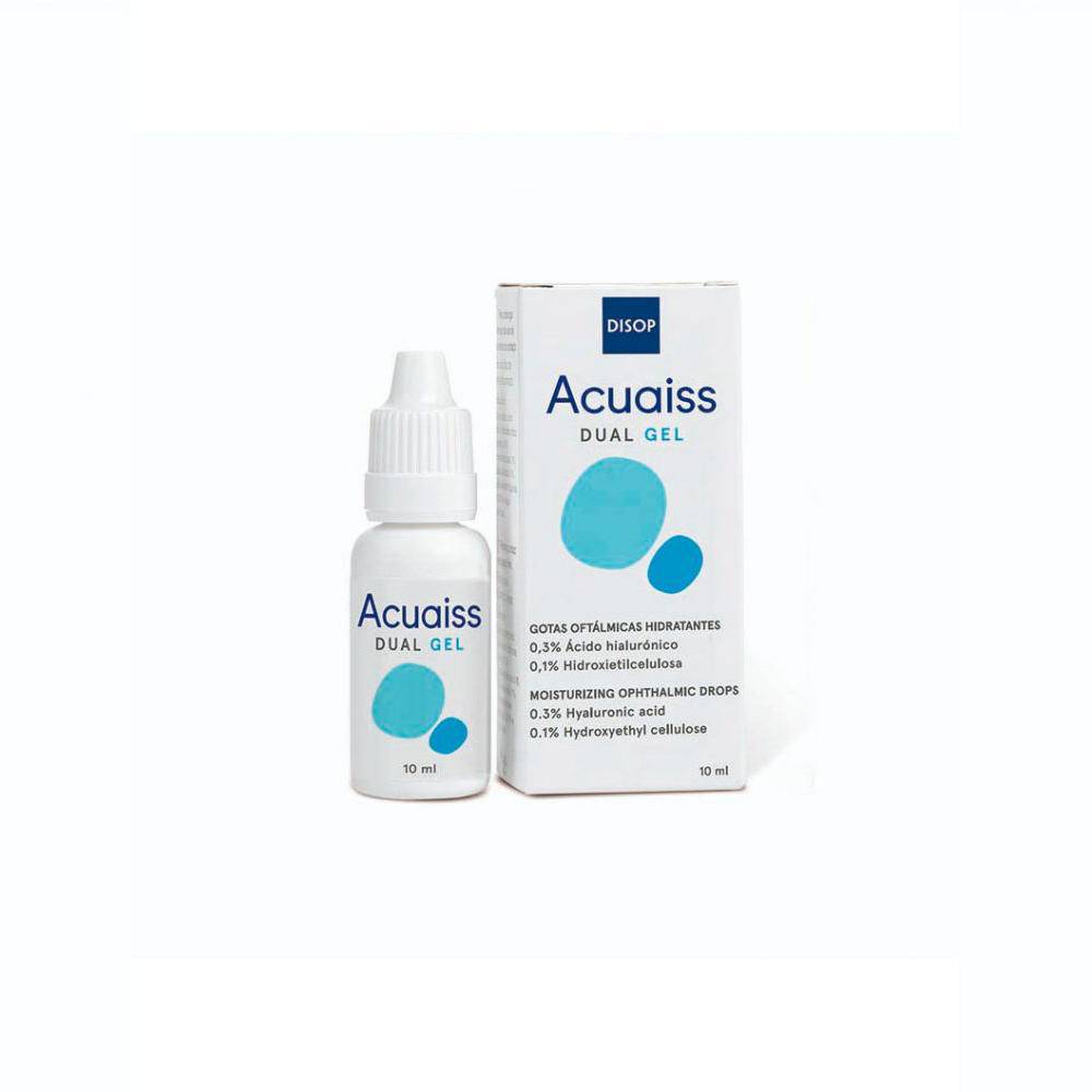 Acuaiss dual gel ideal para ojo seco severo.