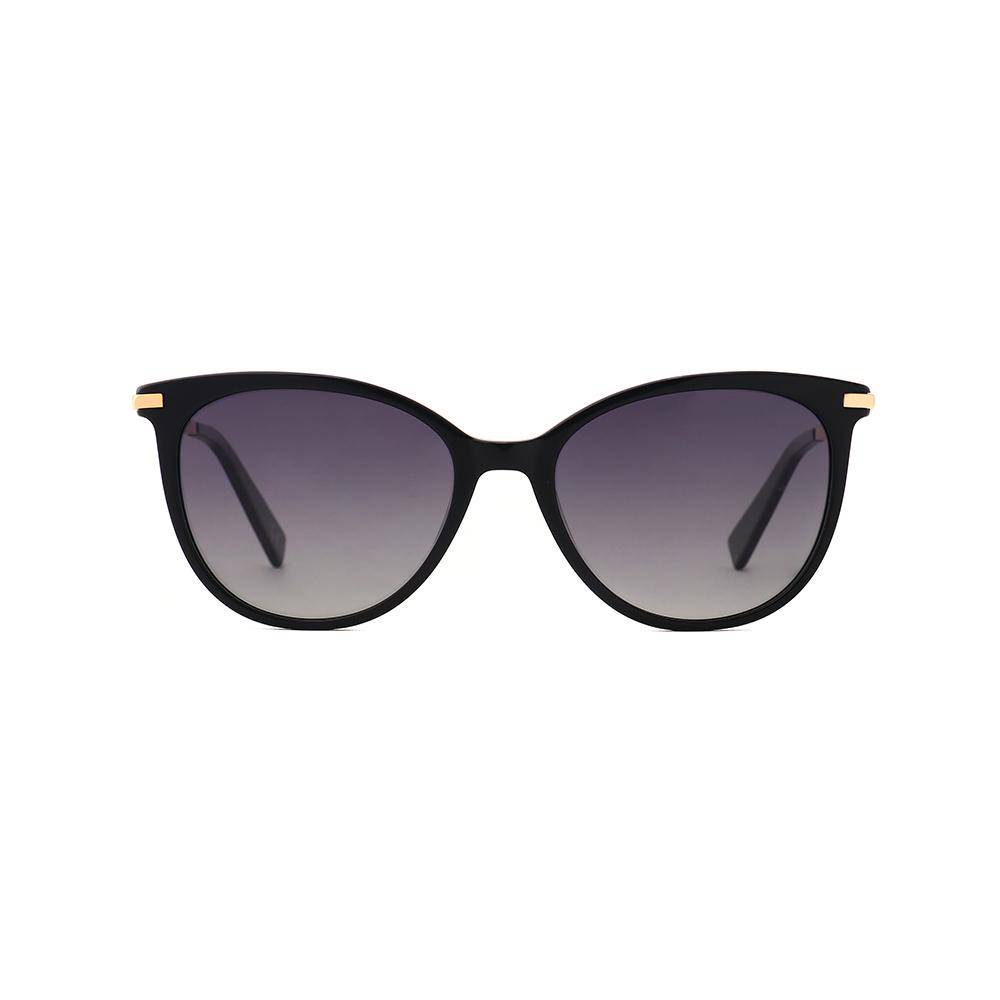 Vista frontal gafa sol marca Luper modelo Olivia color negro