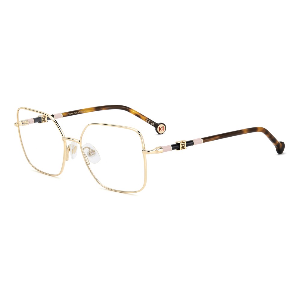 Gafas de vista Carolina Herrera femeninas, estilo irregular, montura de metal, color de montura dorado, color de lente transparente y calibre 54 mm - Envío 24/48 horas en España - Her 0354 000