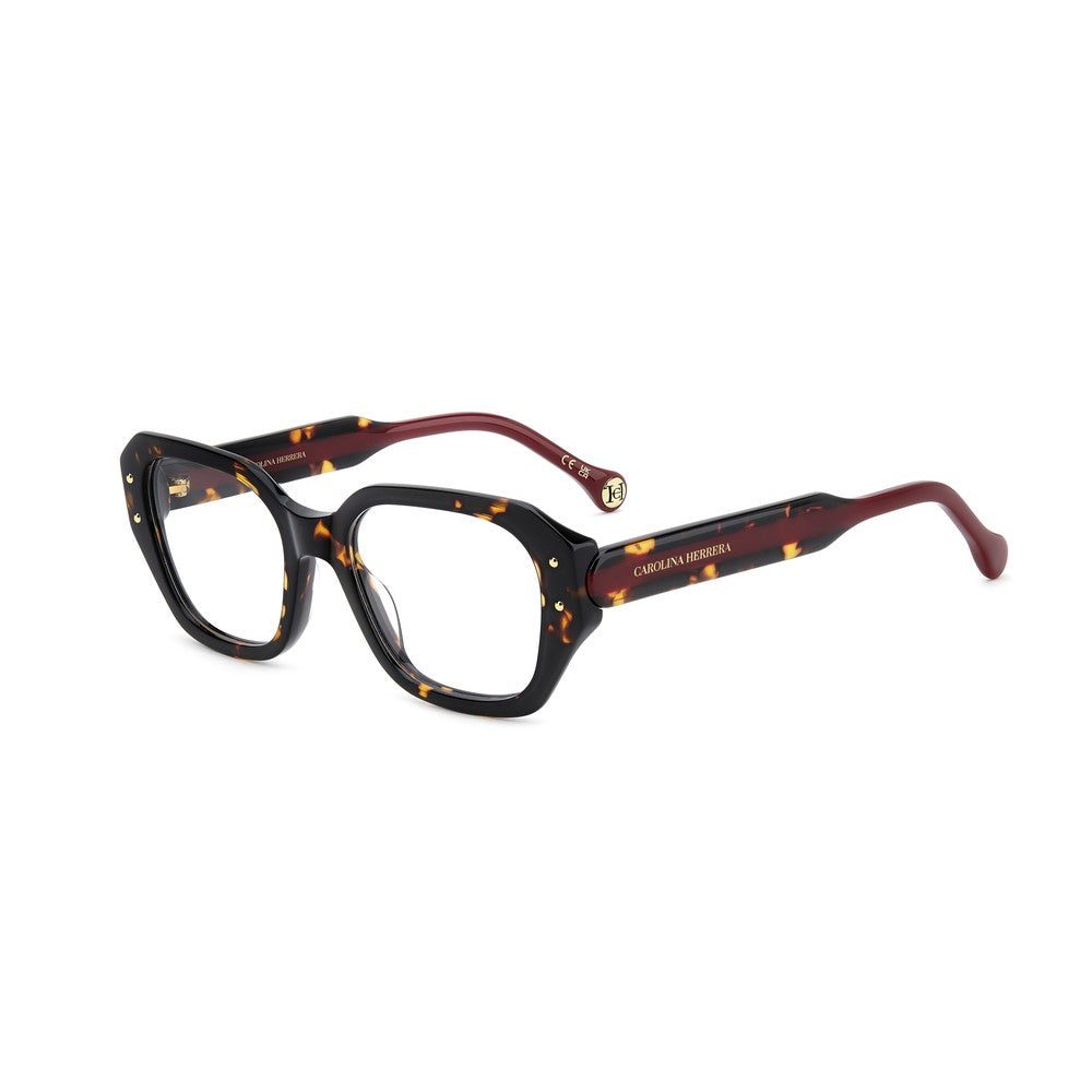 Gafas de vista Carolina Herrera femeninas, estilo irregular, montura de acetato, color de montura habana, color de lente transparente y calibre 51 mm - Envío 24/48 horas en España - Her 0326 086