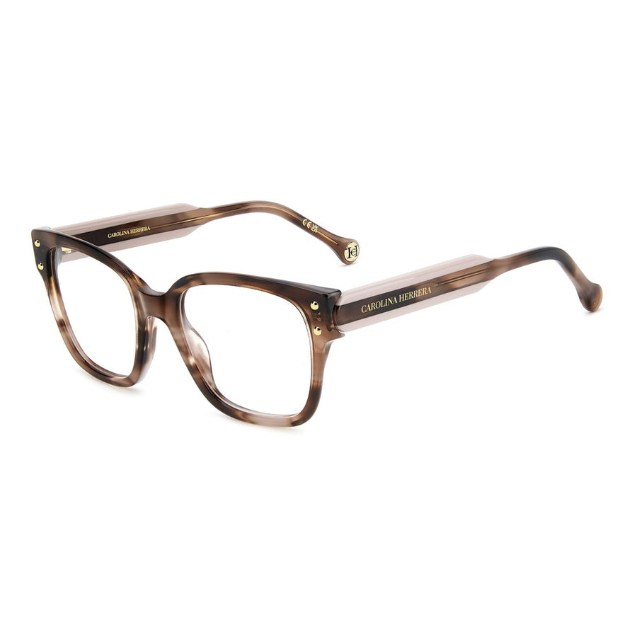 Gafas de vista Carolina Herrera femeninas, estilo cuadrada, montura de acetato, color de montura rosa, color de lente transparente y calibre 51 mm - Envío 24/48 horas en España - Her 0367 1Zx