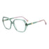 Gafas de vista Carolina Herrera femeninas, estilo irregular, montura de acetato, color de montura verde, color de lente transparente y calibre 53 mm - Envío 24/48 horas en España - Her 0388 6Cr