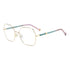 Gafas de vista Carolina Herrera femeninas, estilo irregular, montura de metal, color de montura dorado, color de lente transparente y calibre 54 mm - Envío 24/48 horas en España - Her 0389 J5G
