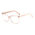 Gafas de vista Carolina Herrera femeninas, estilo rectangular, montura de acetato, color de montura transparente, color de lente transparente y calibre 56 mm - Envío 24/48 horas en España - Ch 0012 Fwm