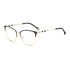 Gafas de vista Carolina Herrera femeninas, estilo rectangular, montura de metal, color de montura negro, color de lente transparente y calibre 54 mm - Envío 24/48 horas en España - Ch 0040 Rhl