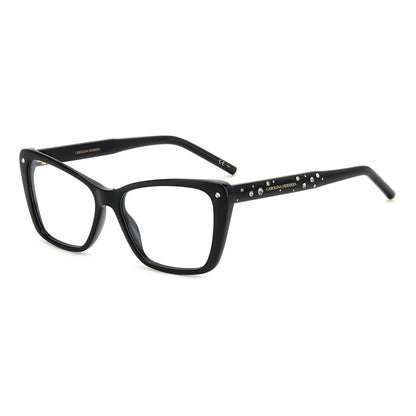 Gafas de vista Carolina Herrera femeninas, estilo rectangular, montura de acetato, color de montura negro, color de lente transparente y calibre 53 mm - Envío 24/48 horas en España - Her 0149 807