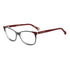 Gafas de vista Carolina Herrera femeninas, estilo rectangular, montura de acetato, color de montura gris, color de lente transparente y calibre 53 mm - Envío 24/48 horas en España - Her 0284 268