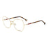 Gafas de vista Carolina Herrera femeninas, estilo mariposa, montura de metal, color de montura dorado, color de lente transparente y calibre 56 mm - Envío 24/48 horas en España - Her 0272 000