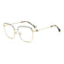 Gafas de vista Carolina Herrera femeninas, estilo rectangular, montura de metal, color de montura negro, color de lente transparente y calibre 55 mm - Envío 24/48 horas en España - Her 0301 2M2
