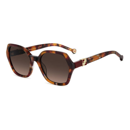 Gafas de sol Carolina Herrera femeninas, estilo cuadrada, montura de acetato, color de montura habana, color de lente marron y calibre 55 mm - Envío 24/48 horas en España - Her 0298/G/S 086