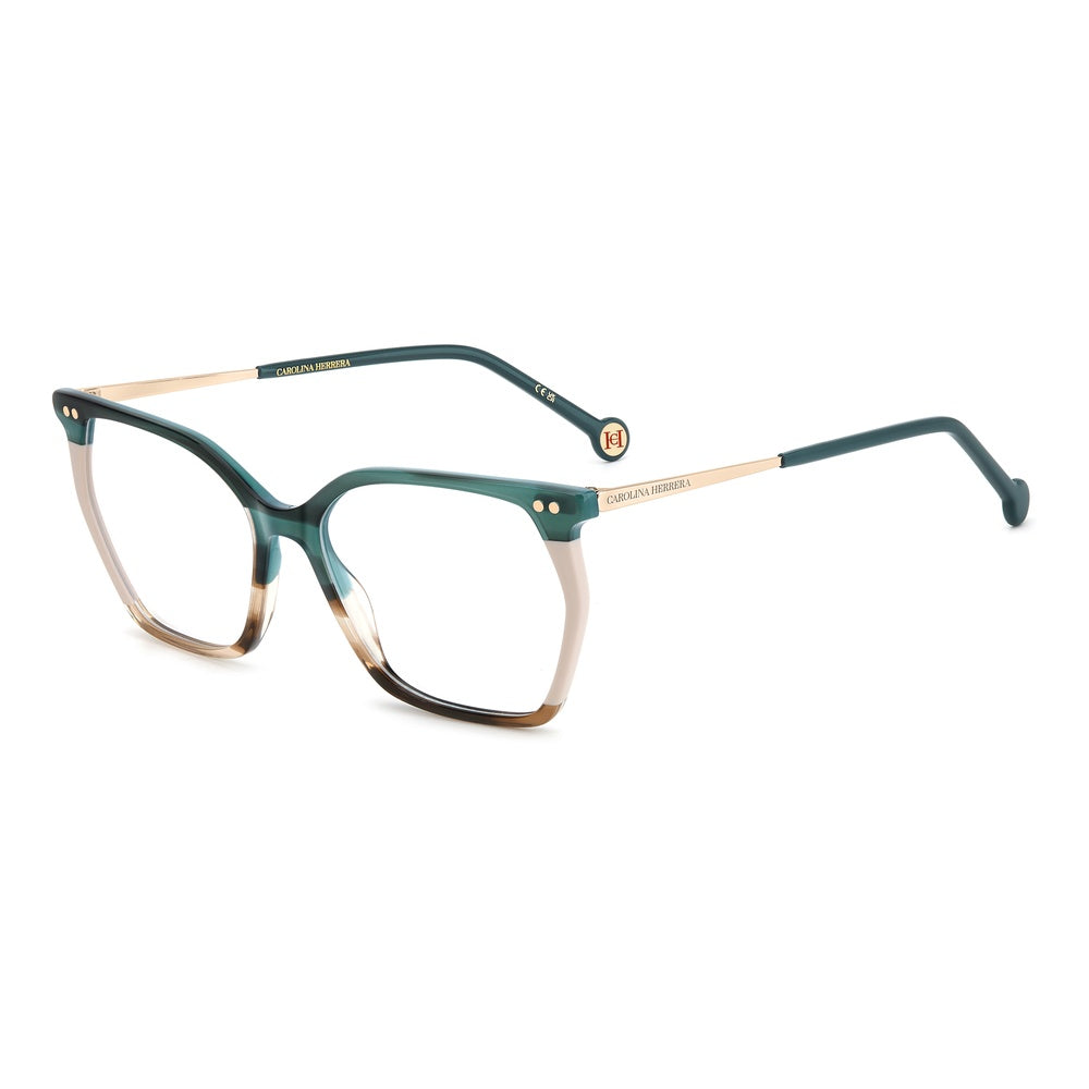 Gafas de vista Carolina Herrera femeninas, estilo rectangular, montura de acetato, color de montura marron, color de lente transparente y calibre 54 mm - Envío 24/48 horas en España - Her 0293 0Iu