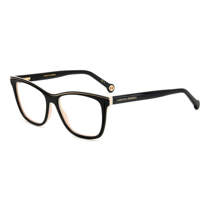 Gafas de vista Carolina Herrera femeninas, estilo rectangular, montura de acetato, color de montura negro, color de lente transparente y calibre 53 mm - Envío 24/48 horas en España - Her 0172 Kdx