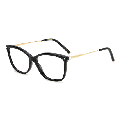Gafas de vista Carolina Herrera femeninas, estilo rectangular, montura de acetato, color de montura negro, color de lente transparente y calibre 56 mm - Envío 24/48 horas en España - Her 0154 807