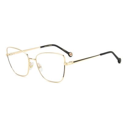 Gafas de vista Carolina Herrera femeninas, estilo mariposa, montura de metal, color de montura negro, color de lente transparente y calibre 56 mm - Envío 24/48 horas en España - Her 0209 2M2