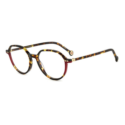 Gafas de vista Carolina Herrera femeninas, estilo redonda, montura de acetato, color de montura habana, color de lente transparente y calibre 50 mm - Envío 24/48 horas en España - Her 0212 O63