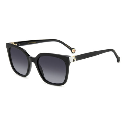 Gafas de sol Carolina Herrera femeninas, estilo cuadrada, montura de acetato, color de montura negro, color de lente gris y calibre 53 mm - Envío 24/48 horas en España - Her 0236/S 80S
