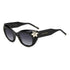 Gafas de sol Carolina Herrera femeninas, estilo ojo de gato, montura de acetato, color de montura negro, color de lente gris y calibre 50 mm - Envío 24/48 horas en España - Her 0215/S 807
