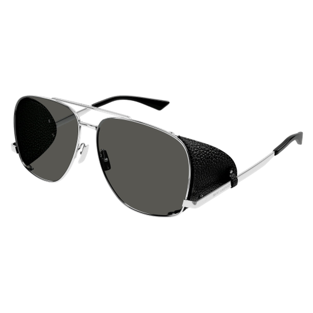 Gafas de sol Saint Laurent SL 653 LEON LEATHER SPOILER – plata