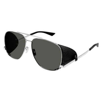 Gafas de sol Saint Laurent SL 653 LEON LEATHER SPOILER – plata