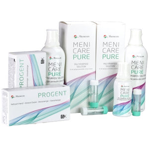 KIT INICIO MENICON - Menicare 250 ml. + Progent 5 Monodosis + 2x Hidro Health NaCl 360 ml.