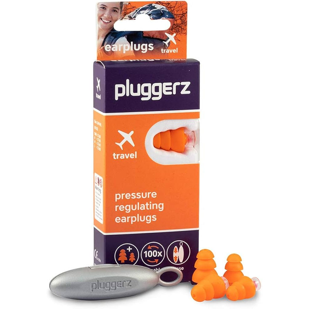 Pluggerz Travel – Earplugs for Flying and Pressure Regulation