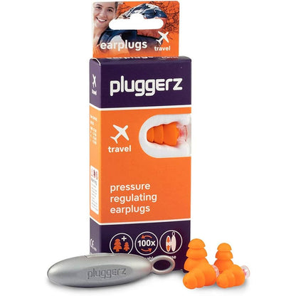 Pluggerz Travel – Earplugs for Flying and Pressure Regulation