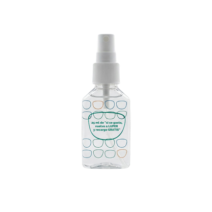 Spray Recargable Limpia Gafas LUPER (25 ml.)
