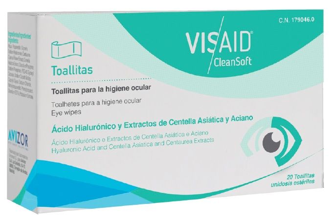 Toallitas Avizor Visaid CleanSoft – 20 uds