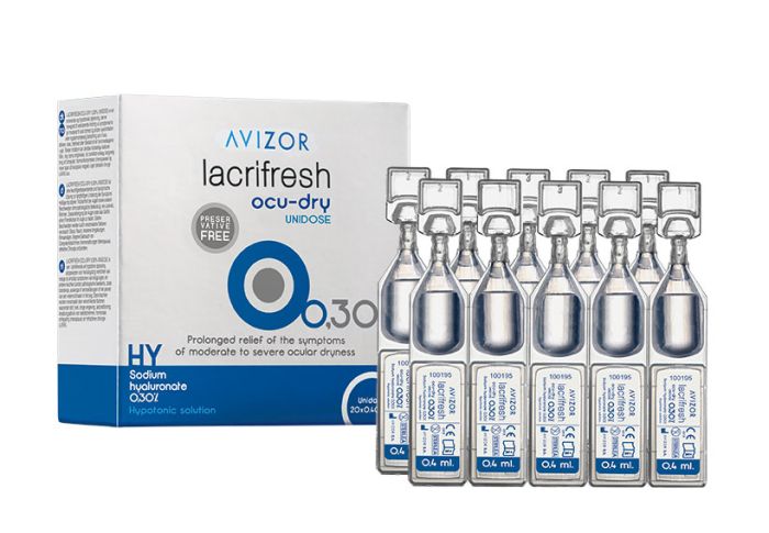 Avizor Lacrifresh Ocu-Dry 0,30% - Ojo seco moderado a severo (20 x 0,4 ml)