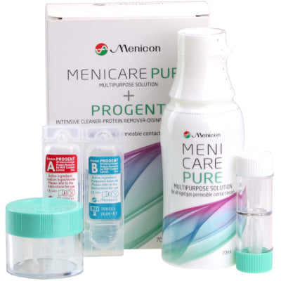 KIT VIAJE Menicon - Menicare + Progent 50 ml. + 1 Monodosis
