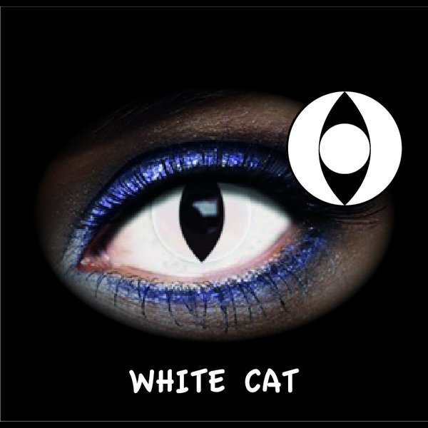 Lentilla de fantasía White Cat · foto de producto
