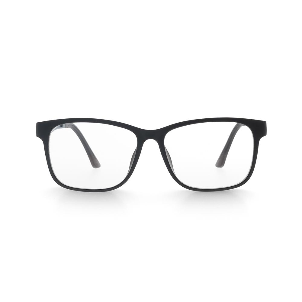 Gafas de vista dos en uno con suplemento de lente solar para adaptar tu gafa cuando estés en exterior. Montura ultem en color negro. Gafa dos en uno desde 69€ en óptica LUPER Murcia