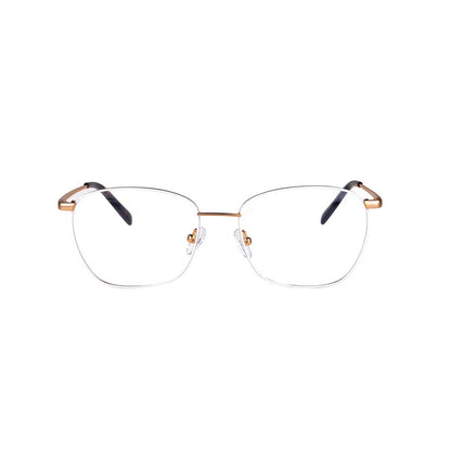 Gafas de vista con montura metálica en color oro. Gafas graduadas con lentes y montura incluida desde 59€ en óptica LUPER Murcia