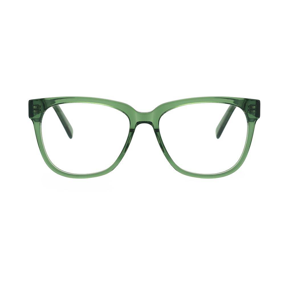 Gafa de vista montura de acetato en color verde. Gafa graduada con lentes y montura incluidas desde 59€ en óptica LUPER Murcia