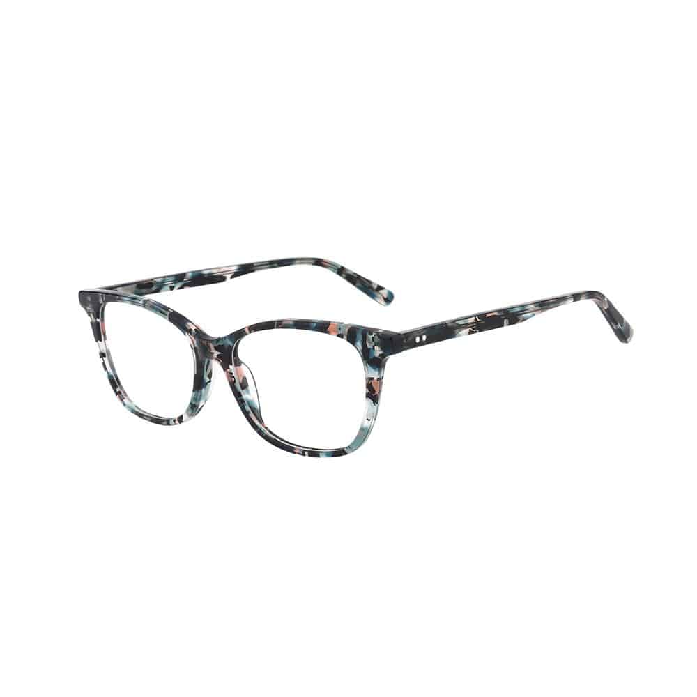 Misma montura, con material transparente con diferentes colores