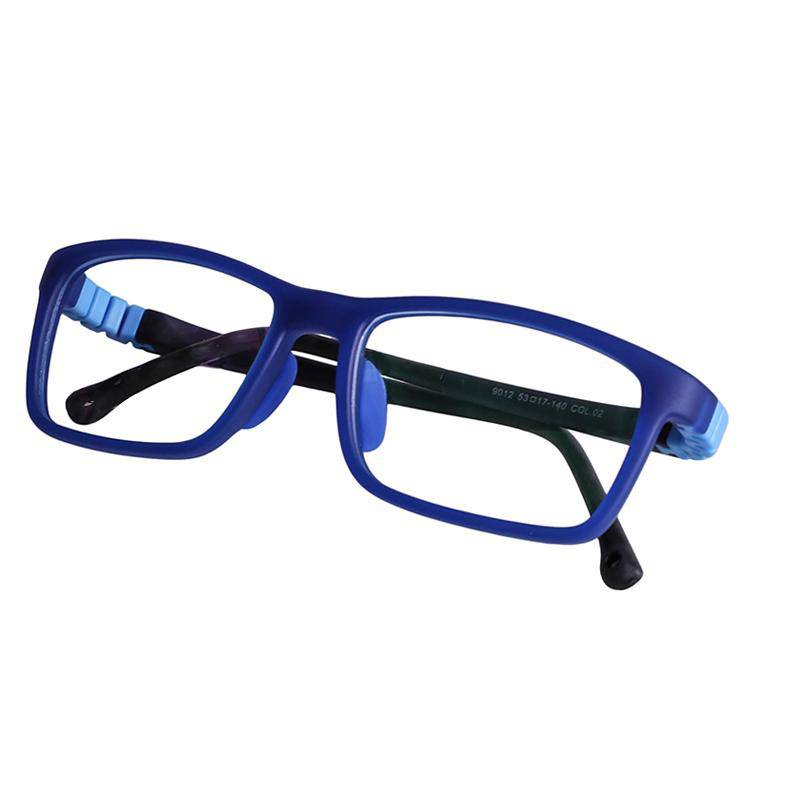 Vista frontal gafa graduada deportiva marca LUPER modelo Alcaraz color azul flexibles