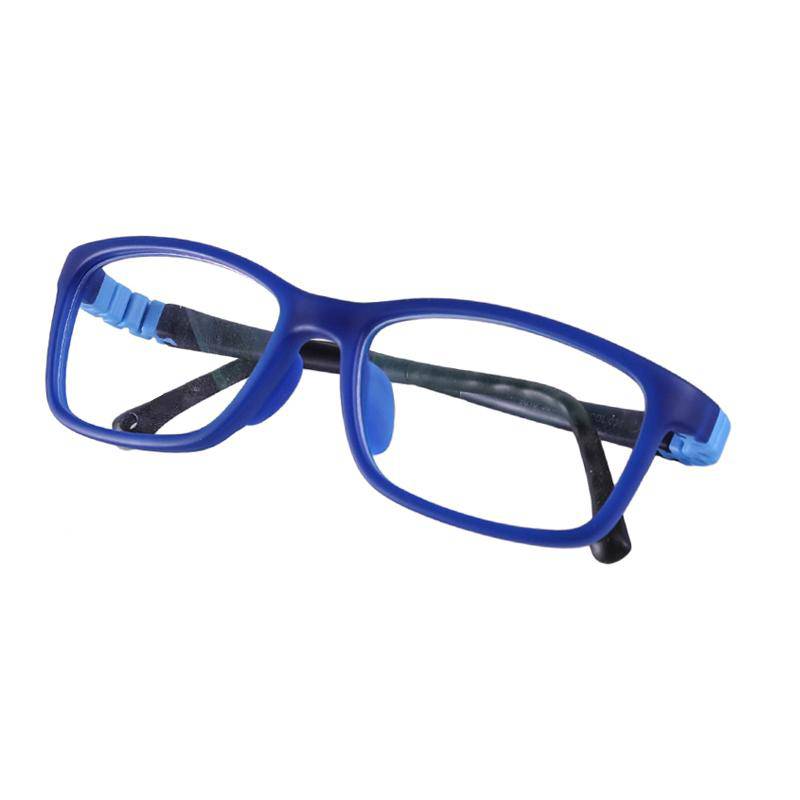 Vista frontal gafa graduada deportiva marca LUPER modelo BERNAL color azul flexible